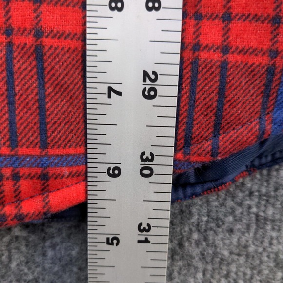 Outdoor Exchange Men's Flannel Shirt Jacket Shacket Multi Large Plaid Vintage - Picture 15 of 16